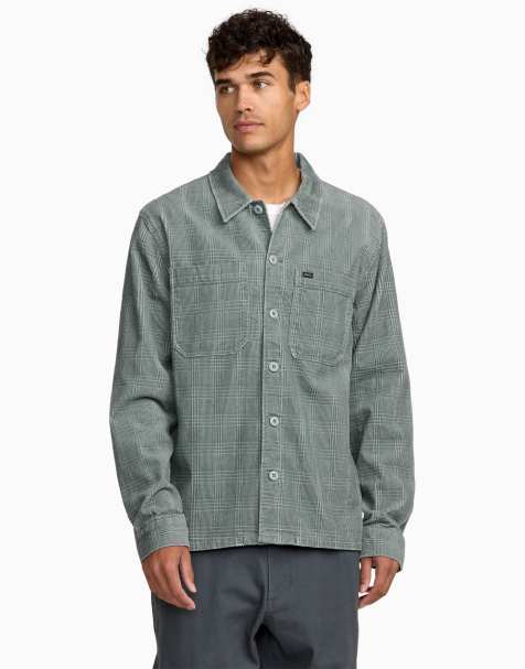 RVCA Adams overshirt in lead - view 1