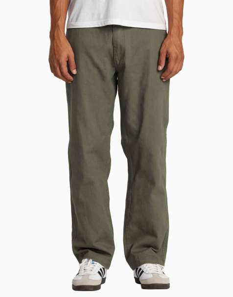 RVCA - Americana - Pantalon chino - Olive - view 1