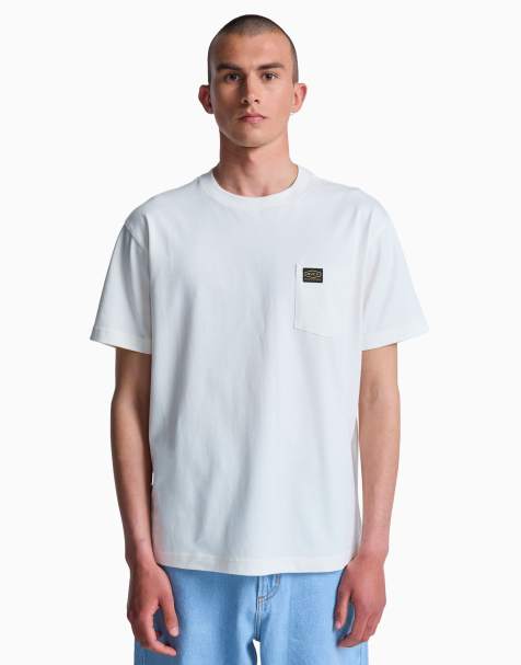 RVCA Americana pocket short sleeve t-shirt in antique white
