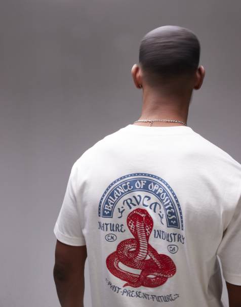 RVCA - Charmer - T-shirt a maniche corte color bianco antico - view 1