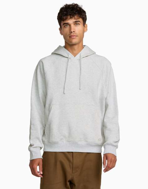 RVCA Dayshift hoodie in ash heather - view 1