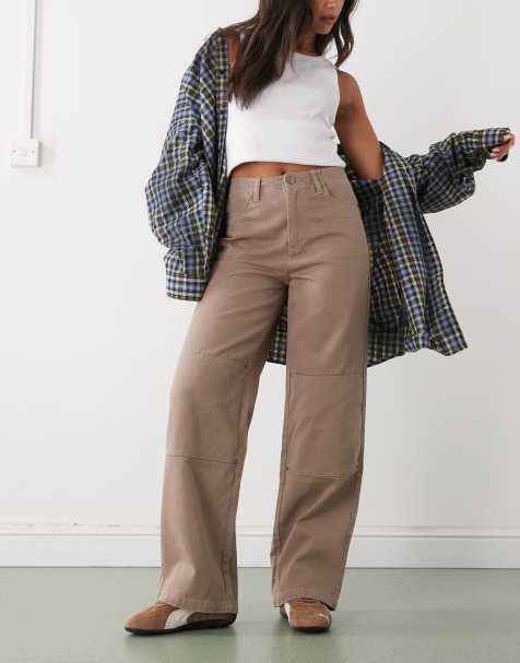 RVCA Dayshift trousers in desert taupe