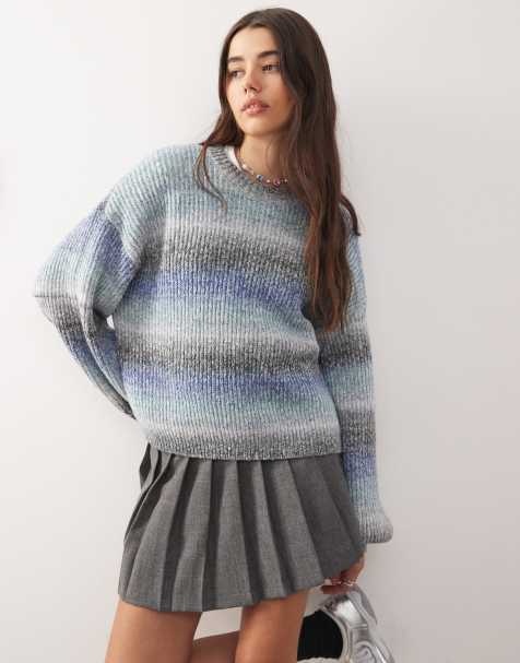 RVCA Dip in long sleeve top in blue haze