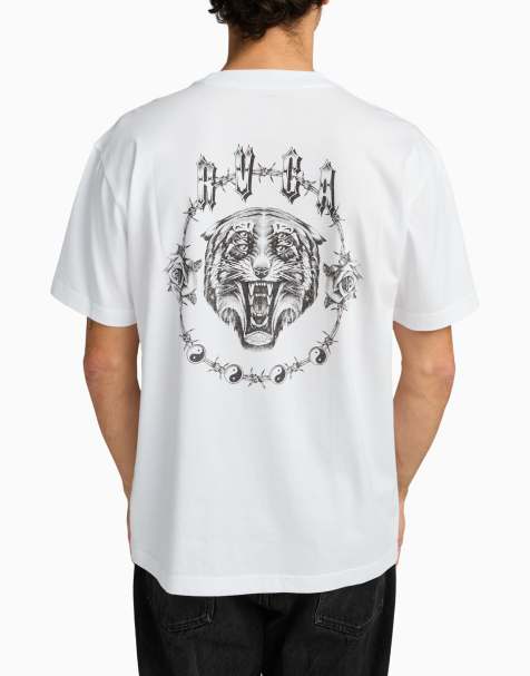 RVCA Double trouble short sleeve t-shirt in white