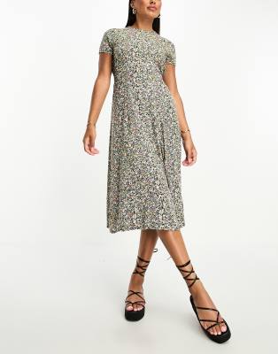 RVCA - Dreamscape - Sommerkleid mit buntem Blumenmuster