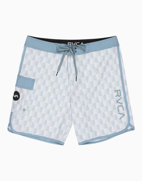 RVCA Eastern 18" swim shorts in teal - view 1