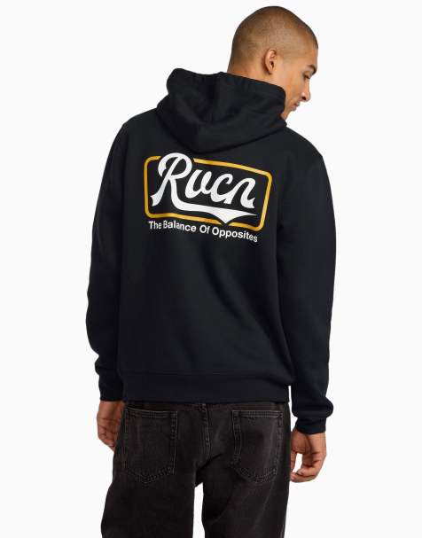 RVCA Frame up hoodie in black - view 1