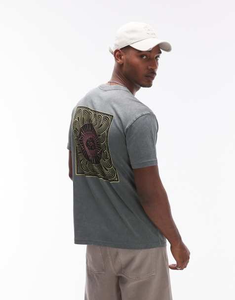 RVCA jupiter short sleeve t shirt in jade