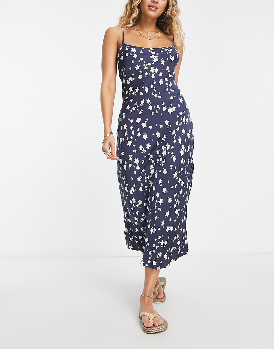 RVCA Maiden maxi summer dress in ditsy floral print-Multi