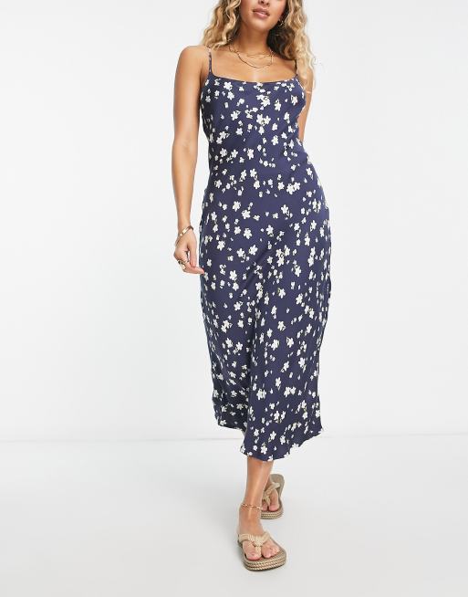 RVCA Maiden maxi summer dress in ditsy floral print