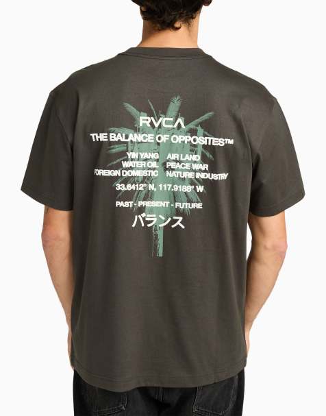 RVCA Signal short sleeve t-shirt in pirate black - view 1