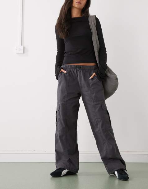 RVCA – Stowaway – Cargohose in verwaschenem Schwarz - view 1