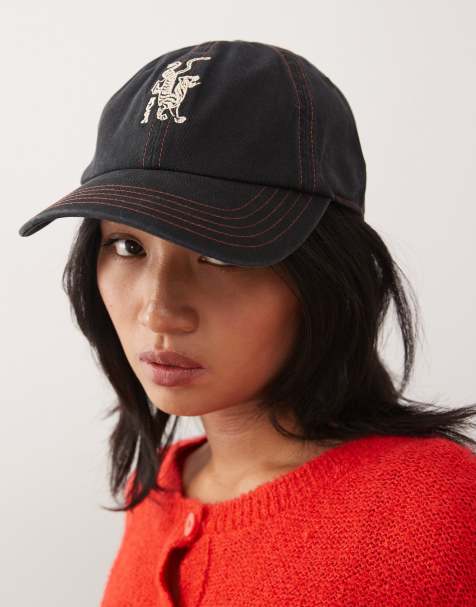 RVCA Tiger dad hat in rvca black - view 1