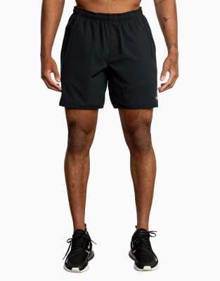 Va Sport Yogger - Elastische Sport-Shorts in Schwarz, 17 Zoll Schrittlänge Schwarz XL