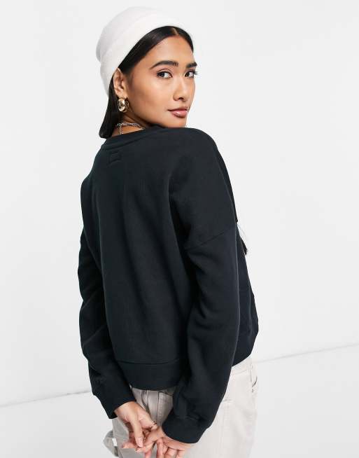RVCA – VA Vibes – Pullover in Schwarz , 3 von 4