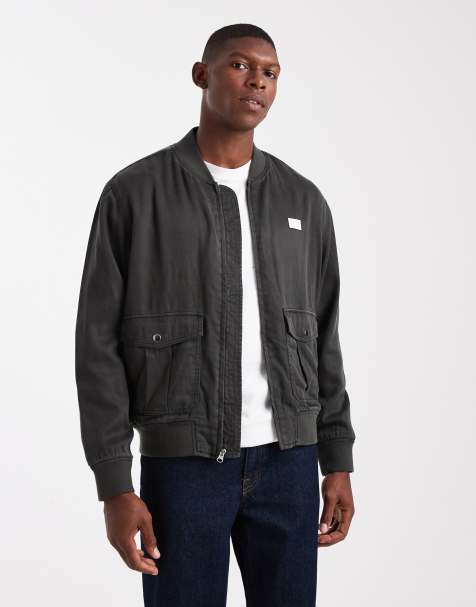 RVCA Vacancy bomber jacket in pirate black - view 1
