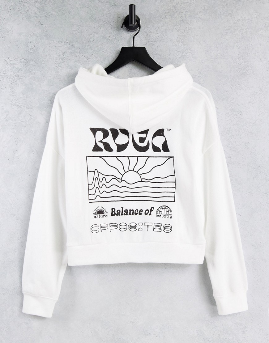 RVCA Vibrations hoodie in white