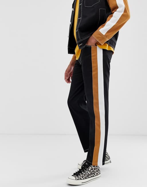 Sacred Hawk co-ord with stripe detail in black , 3 of 3