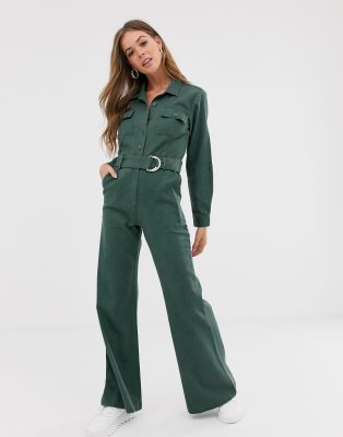 boiler suit with belt