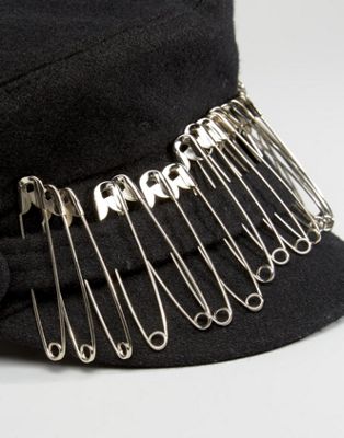 safety pin hat