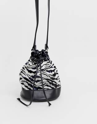 clear bucket bag