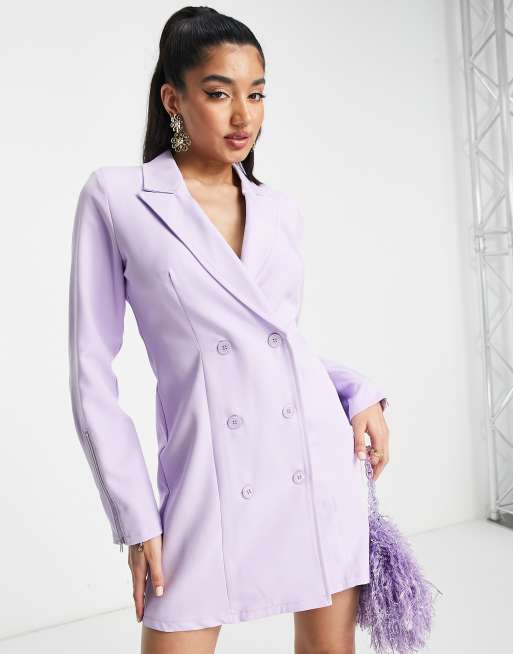 Lilac store blazer dress