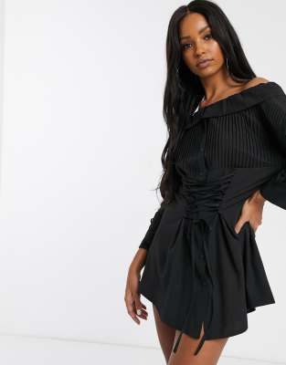 corset front dress