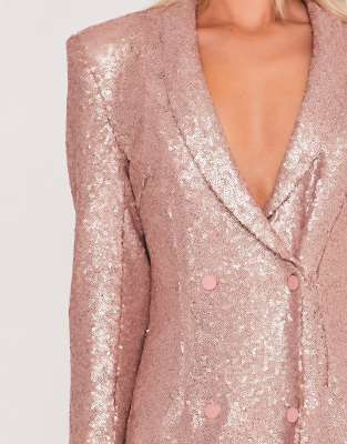 pink sparkly blazer