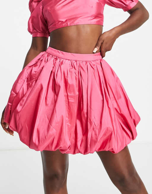 Hot pink outlet skirt asos