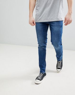 Saints Row - Skinny-fit jeans in indigo-Blauw