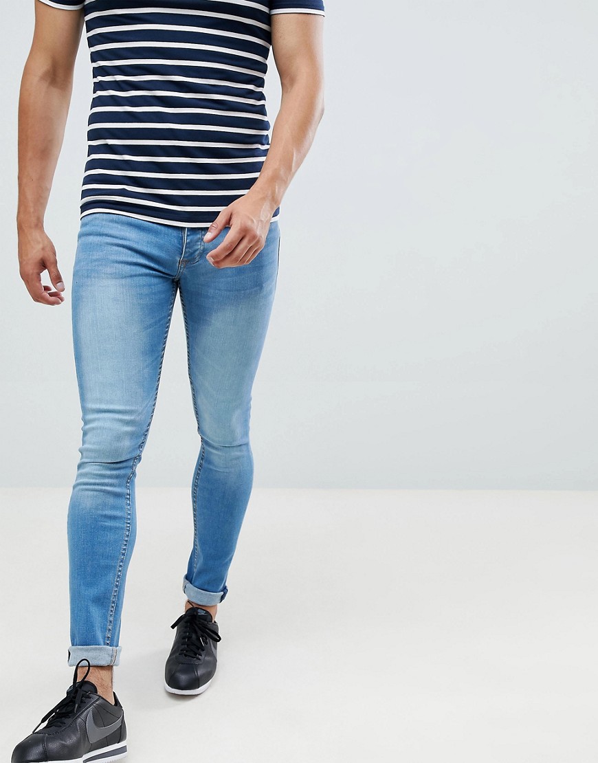 Saints Row - Superskinny jeans in lichtblauw