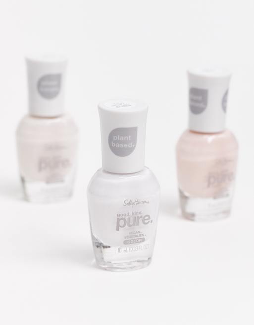 Sally Hansen Good Kind Pure Nail Polish - White Tea (Sheer), 4 of 4