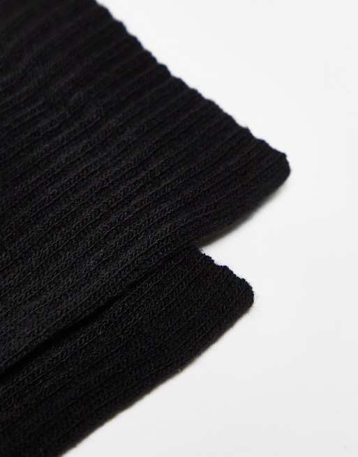 Salomon 3 pack of everyday unisex crew socks in black, 2 of 4