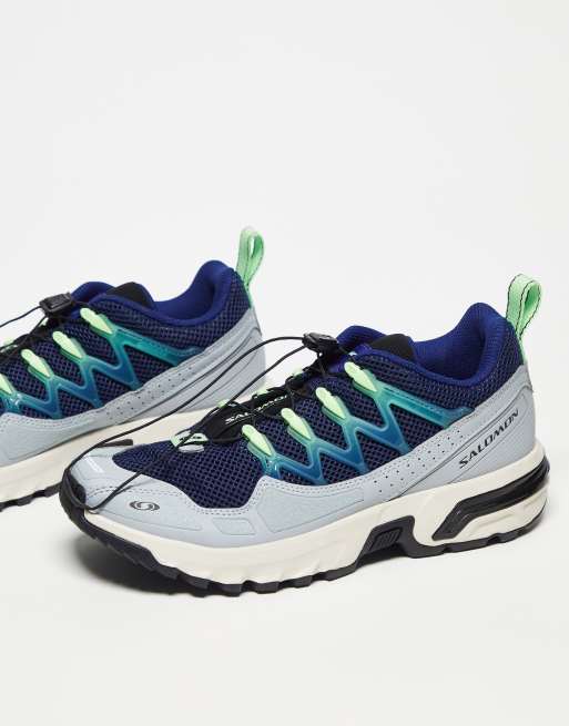 Salomon - ACS + OG - Baskets - Gris carrière/bleu imprimé/vert cendré ...