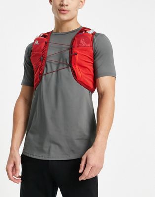 Salomon Active Skin 4 Set padded vest in red