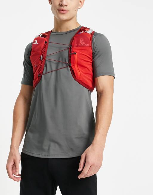 Salomon Active Skin 4 Set padded vest in red