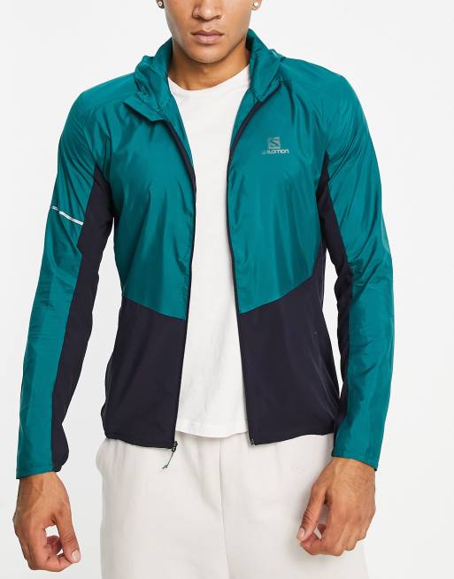 Salomon - Agile FZ - Jack met capuchon in groen