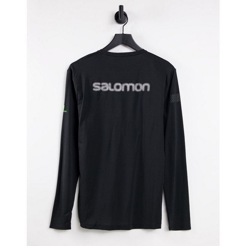 Novità Uomo Salomon - Agile - T-Shirt a maniche lunghe nera
