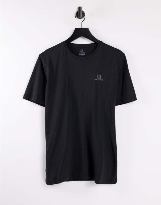 Salomon Agile Training t shirt in black ASOS