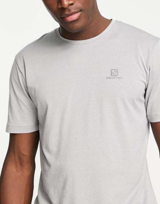 Salomon Agile Training t shirt in grey ASOS