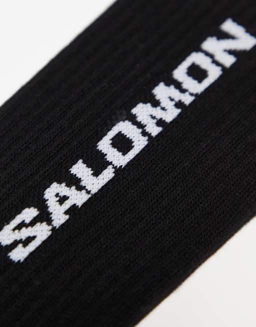 Salomon - Everyday - Confezione da 3 paia di calzini neri unisex, 4 di 4