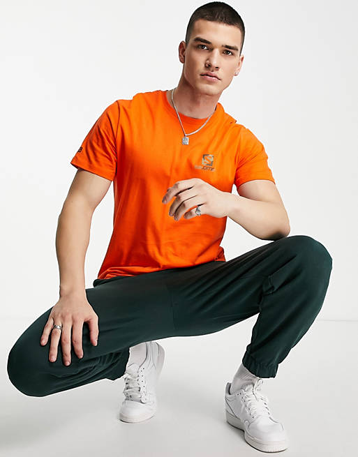 T-Shirts & Vests Salomon Outlife back print t-shirt in orange 
