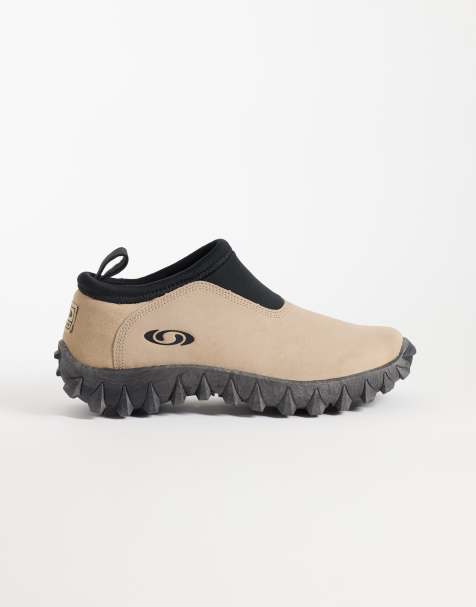 Salomon Snowclog trainers in safari and black - view 1