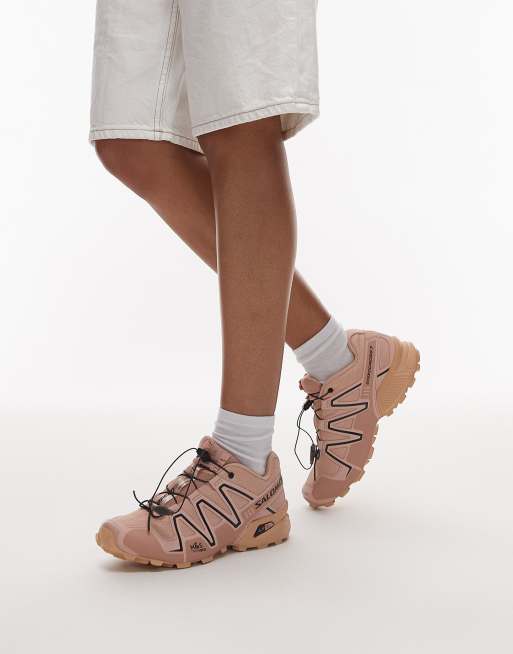 Salomon – Speedcross 3 – Brunrosa träningsskor med satin , 5 av 5