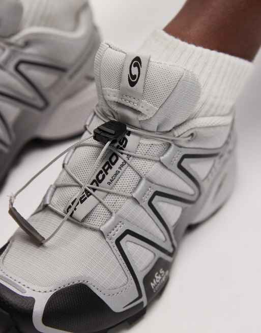 Salomon Speedcross 3 trainers in lunar rock and black, 4 of 5