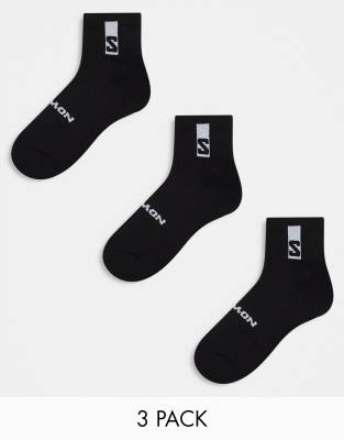 Salomon - Unisex - 3er-Pack Socken in Schwarz