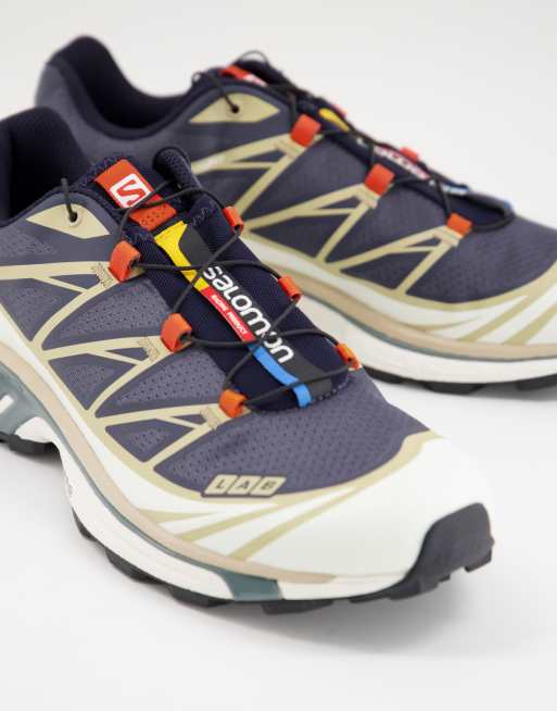 Salomon Unisex – XT-6 – Granatowo-białe buty sportowe, 3 z 4