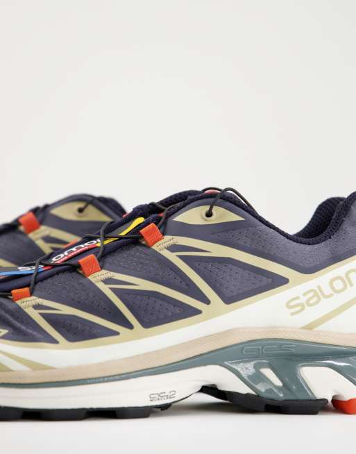 Salomon Unisex – XT-6 – Granatowo-białe buty sportowe, 4 z 4
