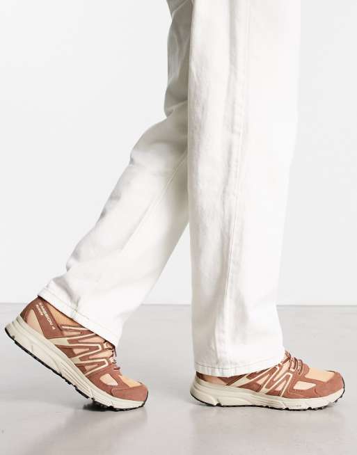 Salomon - X-Mission 4 - Unisex-sneakers i lyserød og beige, 2 af 4
