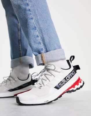 Salomon XA COVER trainers in nimbus cloud/ black/ goji berry - ASOS Price Checker